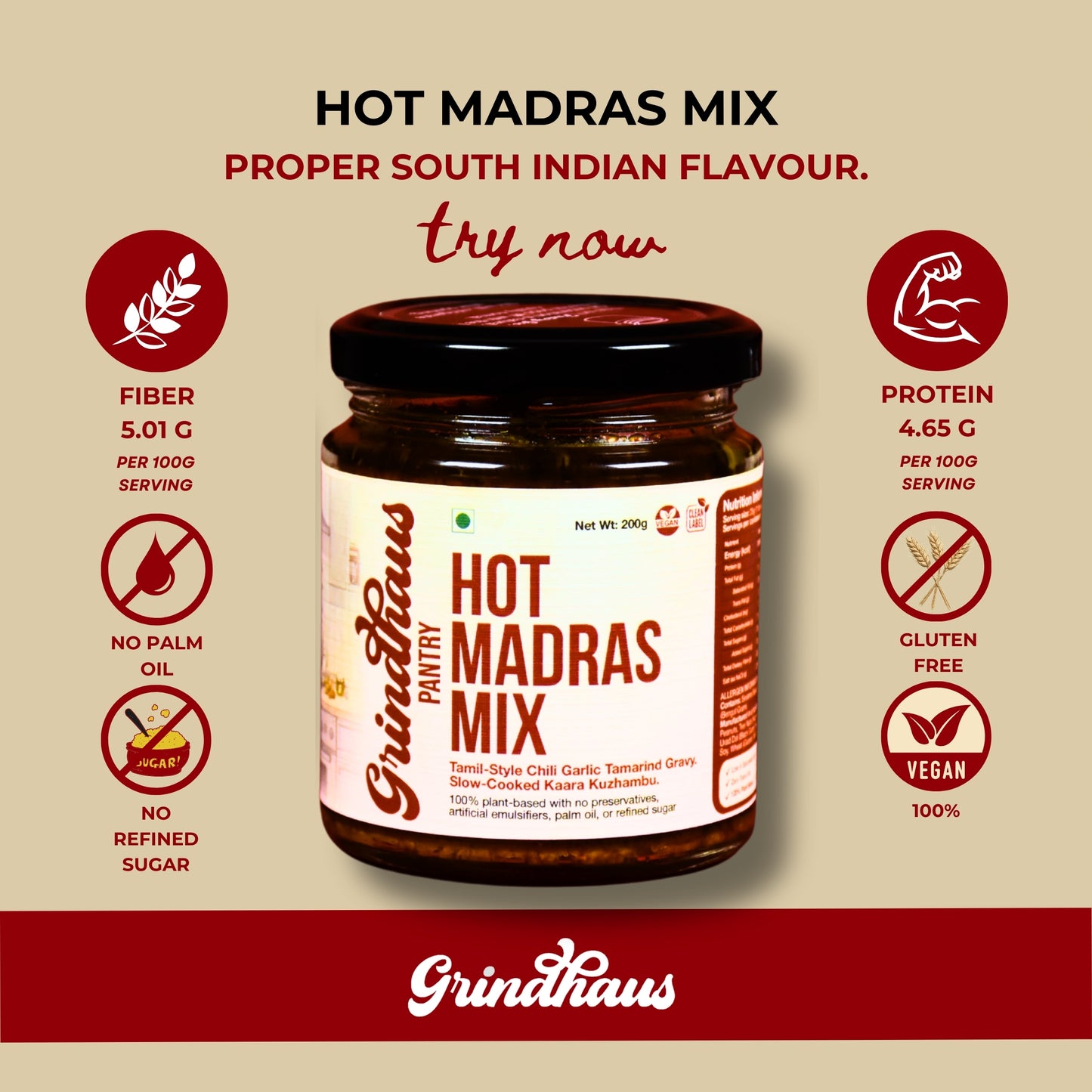 South Indian Starter Trio | Hot Madras Mix Curry Base, Madras Pepper Garlic Gravy & Kaara Onion Relish