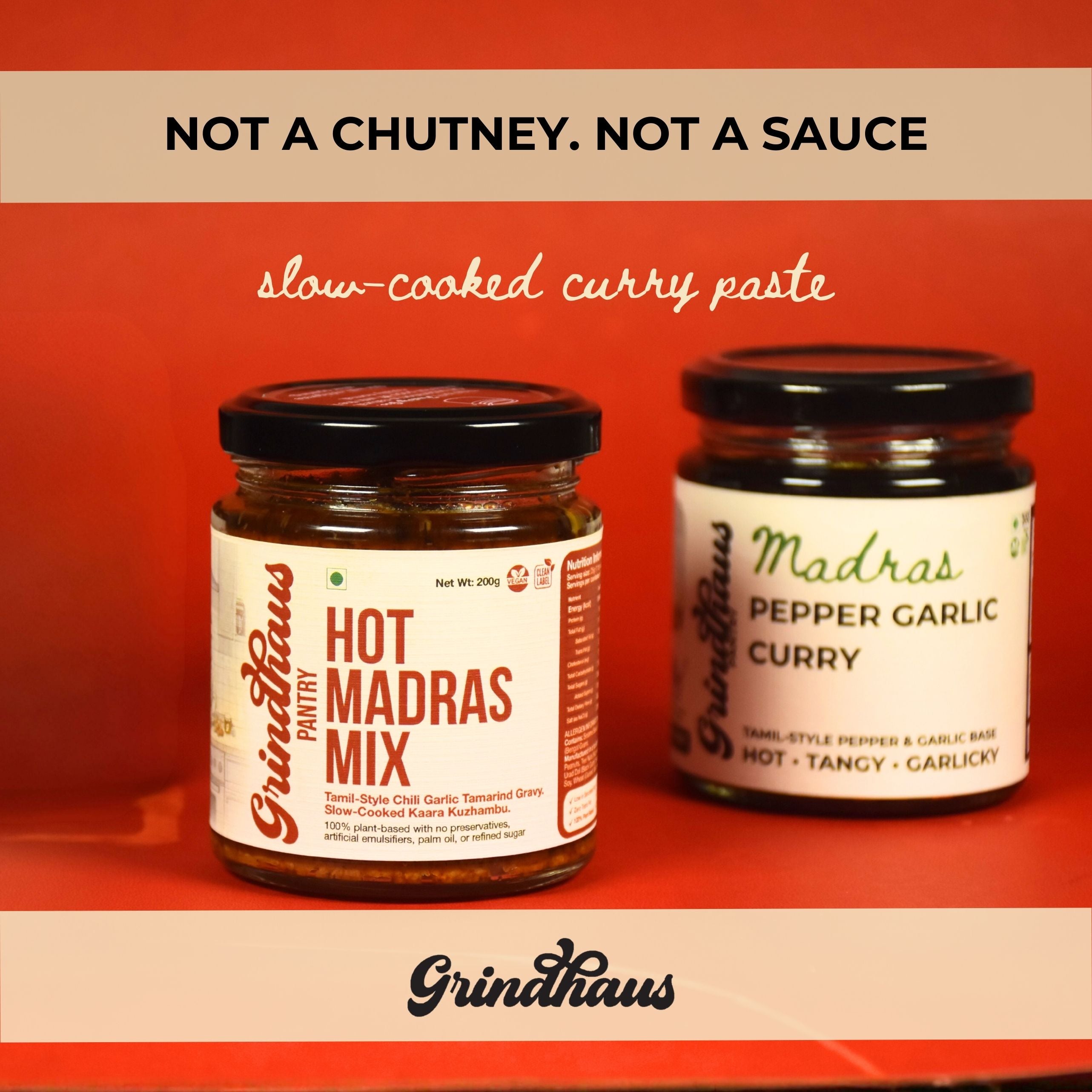 Everyday South Indian Duo | Hot Madras Mix + Madras Pepper Garlic Curry