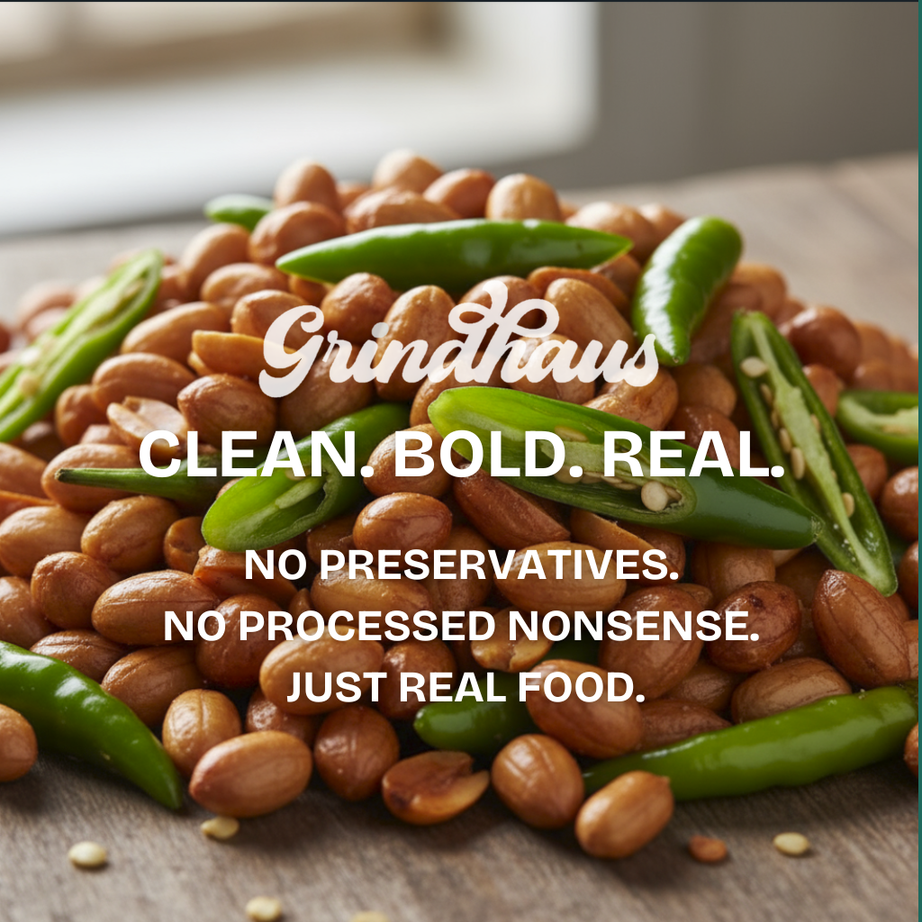 Thecha Blaze – Spicy Green Chili & Garlic Peanut Butter - 200 Grams