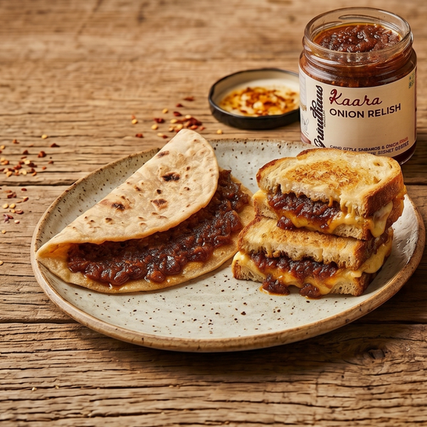 On a sandwich with cheese