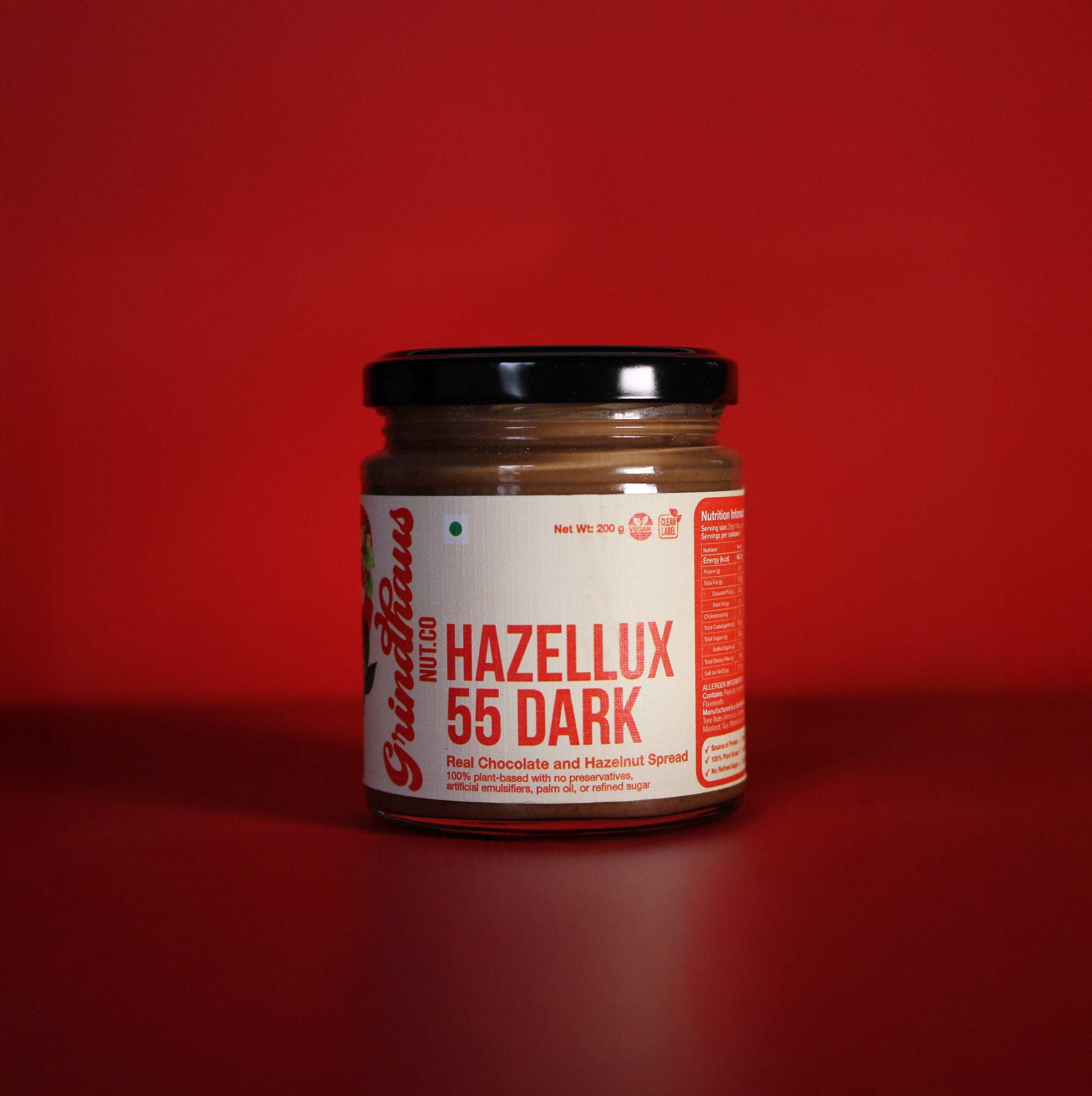 Hazellux 55 Dark– Dark Chocolate & Hazelnut Spread