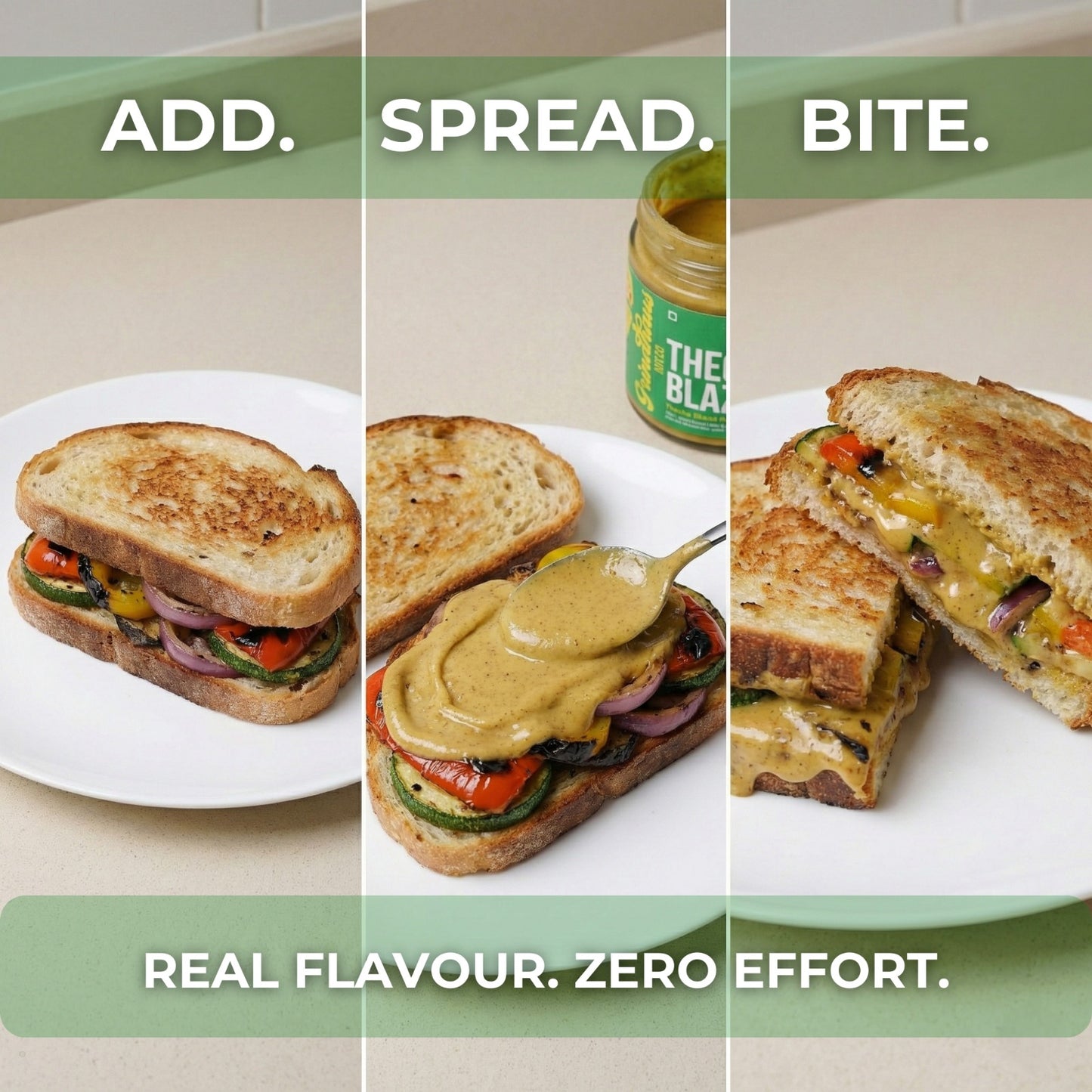 Thecha Blaze – Spicy Green Chili & Garlic Peanut Butter - 200 Grams